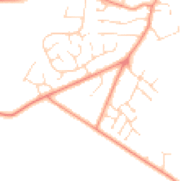 Daytime road noise heatmap for LE12 6NX