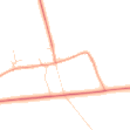 Daytime road noise heatmap for LE12 6SG