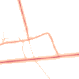 Daytime road noise heatmap for LE12 6SN