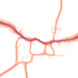 Daytime road noise heatmap for LE12 6TZ