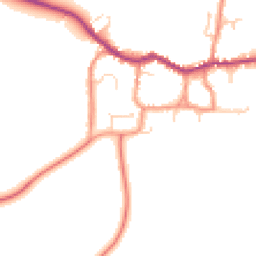 Daytime road noise heatmap for LE12 6UA