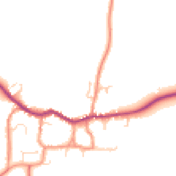 Daytime road noise heatmap for LE12 6UU