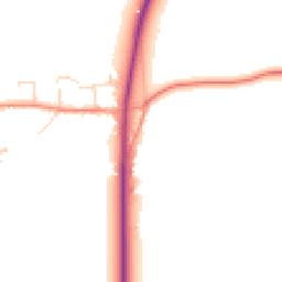 Daytime road noise heatmap for LE12 6XF