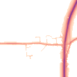 Daytime road noise heatmap for LE12 6XH