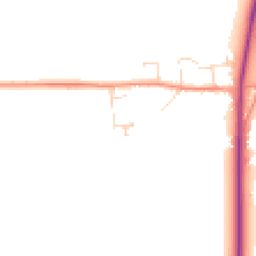 Daytime road noise heatmap for LE12 6XP