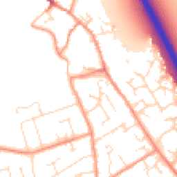 Daytime road noise heatmap for LE12 7AG