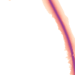 Night-time road noise heatmap for LE12 7DE
