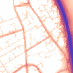 Daytime road noise heatmap for LE12 7DN