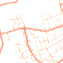 Daytime road noise heatmap for LE12 7EJ