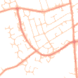 Daytime road noise heatmap for LE12 7ES