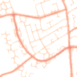 Daytime road noise heatmap for LE12 7ET