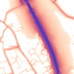 Daytime road noise heatmap for LE12 7GL