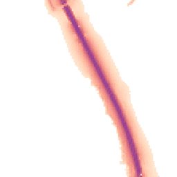 Night-time road noise heatmap for LE12 7GL