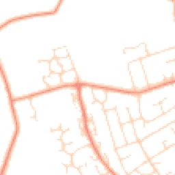 Daytime road noise heatmap for LE12 7HE