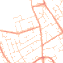 Daytime road noise heatmap for LE12 7HQ