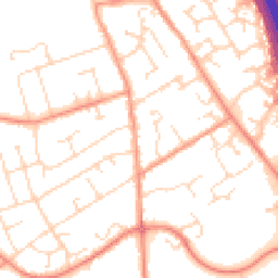 Daytime road noise heatmap for LE12 7JT