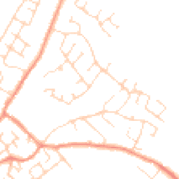 Daytime road noise heatmap for LE12 7PE