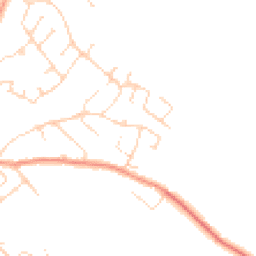 Daytime road noise heatmap for LE12 7PQ