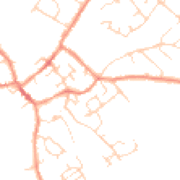 Daytime road noise heatmap for LE12 7RE