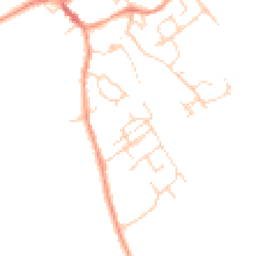Daytime road noise heatmap for LE12 7SB