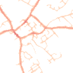 Daytime road noise heatmap for LE12 7SP