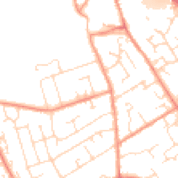 Daytime road noise heatmap for LE12 7SU