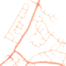 Daytime road noise heatmap for LE12 7TA