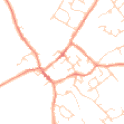 Daytime road noise heatmap for LE12 7UW