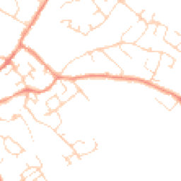 Daytime road noise heatmap for LE12 7XB