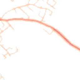 Daytime road noise heatmap for LE12 7XE