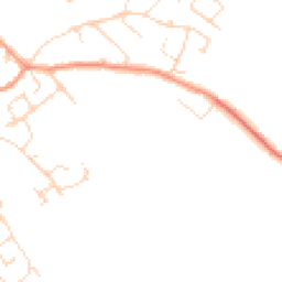 Daytime road noise heatmap for LE12 7XN