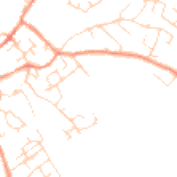 Daytime road noise heatmap for LE12 7YB