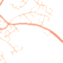 Daytime road noise heatmap for LE12 7YG