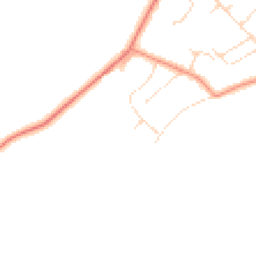 Daytime road noise heatmap for LE12 8AE