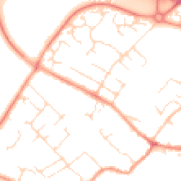 Daytime road noise heatmap for LE12 8DU