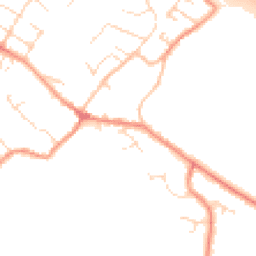 Daytime road noise heatmap for LE12 8ES