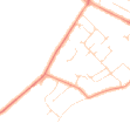 Daytime road noise heatmap for LE12 8FG
