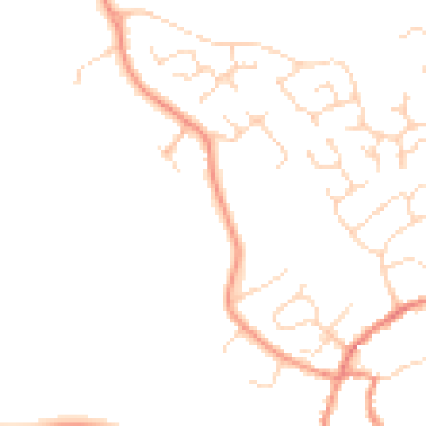 Daytime road noise heatmap for LE12 8JP