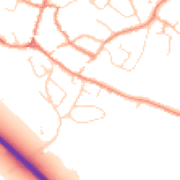 Daytime road noise heatmap for LE12 8LF