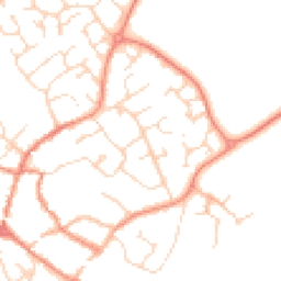 Daytime road noise heatmap for LE12 8NH