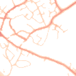 Daytime road noise heatmap for LE12 8NQ
