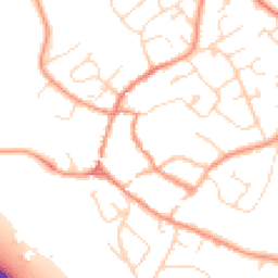 Daytime road noise heatmap for LE12 8PL