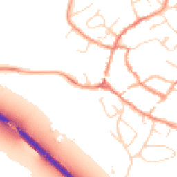 Daytime road noise heatmap for LE12 8PN