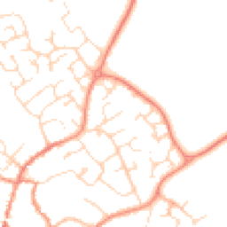 Daytime road noise heatmap for LE12 8PW