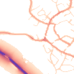 Daytime road noise heatmap for LE12 8QL