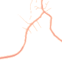 Daytime road noise heatmap for LE12 8QT