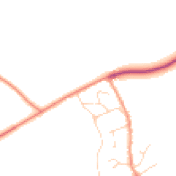 Daytime road noise heatmap for LE12 8RN