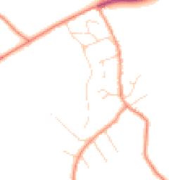 Daytime road noise heatmap for LE12 8RR