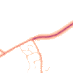Daytime road noise heatmap for LE12 8RU