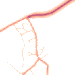 Daytime road noise heatmap for LE12 8RZ